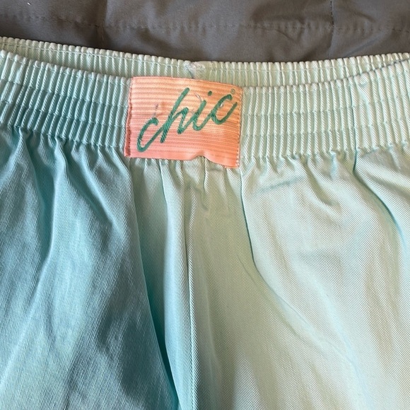 VTG 80s Revival CHIC Pants Med Mint Seafoam Green Jogger Jean - Picture 11 of 13